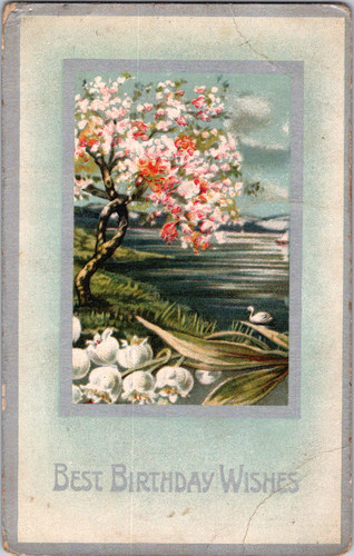 Cartolina epoca auguri - d'epoca,