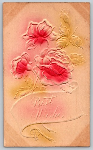 Rose auguri in rilievo - rose,, auguri,