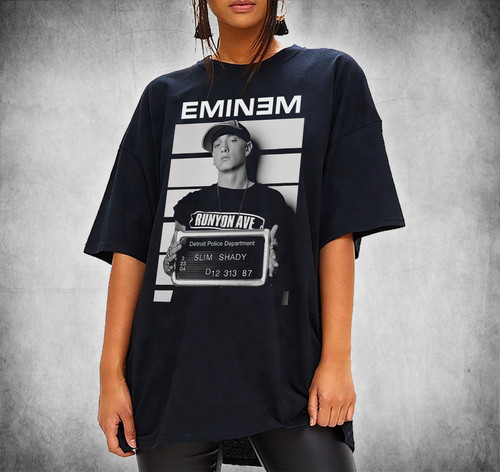 Eminem mugshot shirt - t,