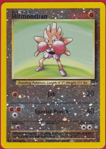 Reverse holo hitmonchan wotc - holo,