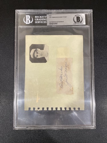 Vintage joe dimaggio firmato - vintage,